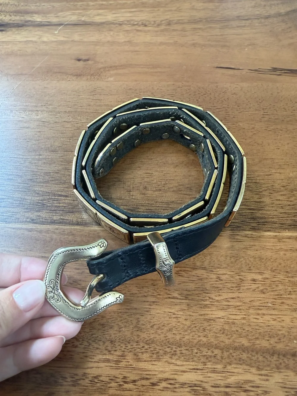 Brighton Gold Metal Belt